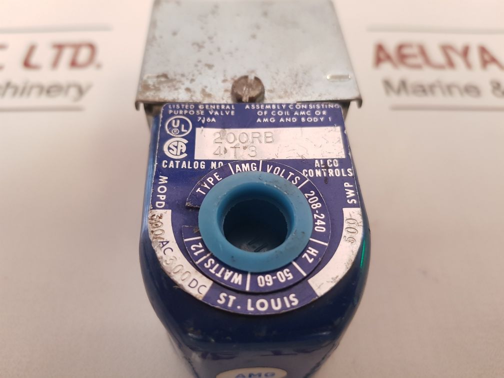 Alco Controls Amg Solenoid Coil 200Rb
