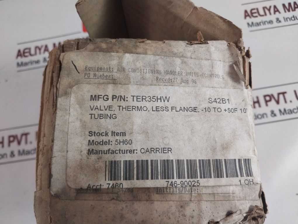 Alco Controls Ter 35 Hw 6A Thermo Expansion Valve