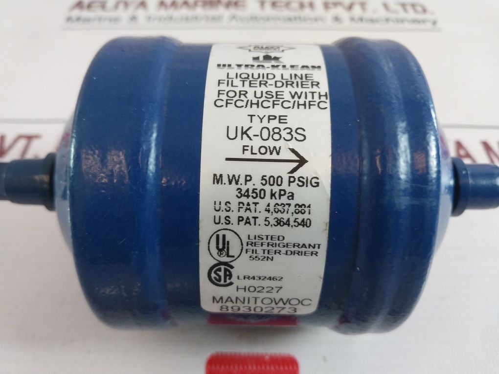 Alco Controls Uk-083S Liquid Line Filter-drier