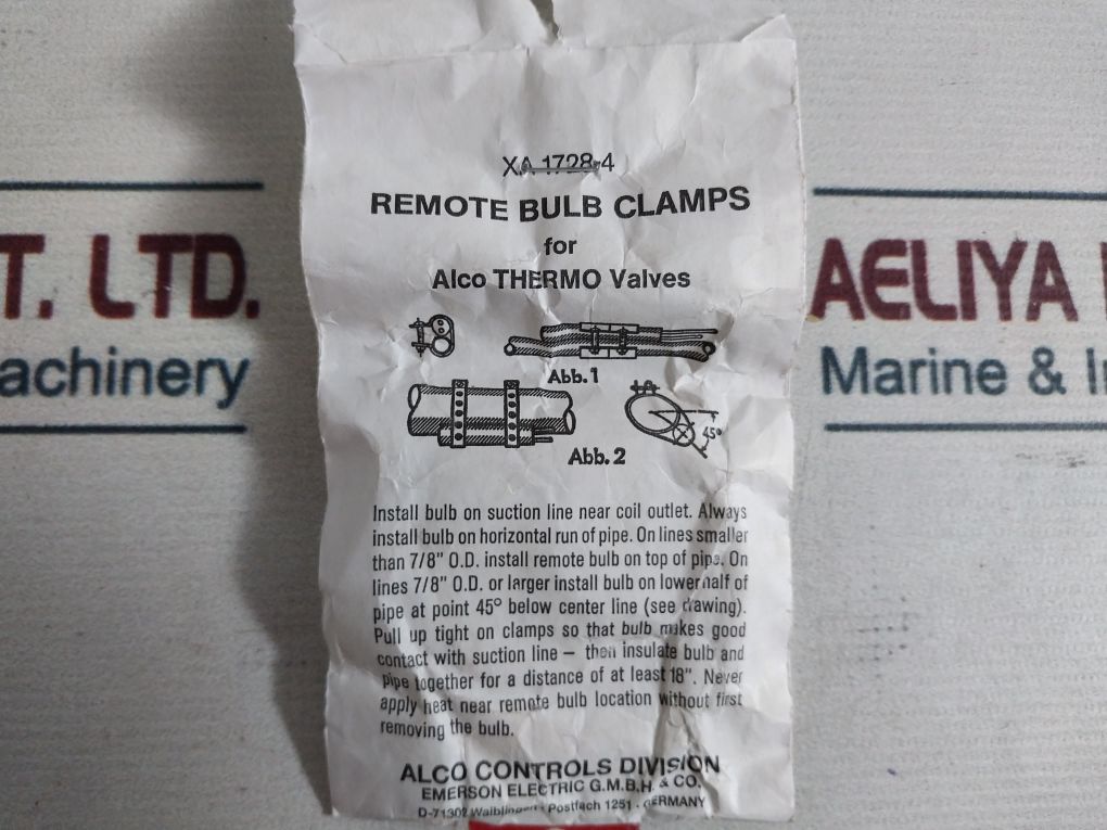 Alco Controls Xb 1019 Cl-4B Expansion Valve Power Assembly