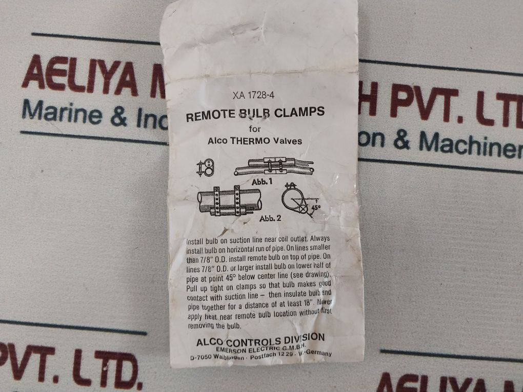 Alco Controls Xb 1019 Cl-4B Thermo Expansion Valve