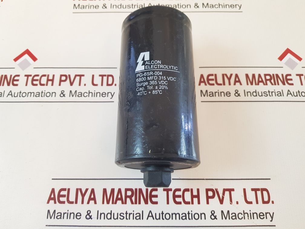 Alcon Pg-6Sr-004 Capacitor 6800 Mfd 315 Vdc – Aeliya Marine Tech