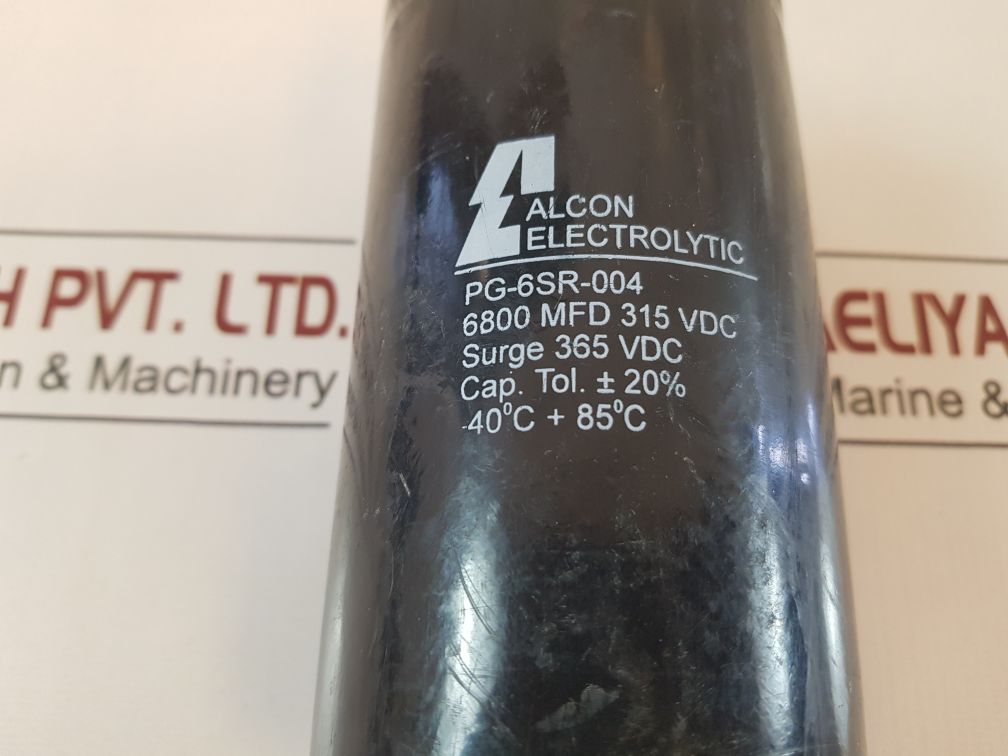 Alcon Pg-6Sr-004 Capacitor 6800 Mfd 315 Vdc
