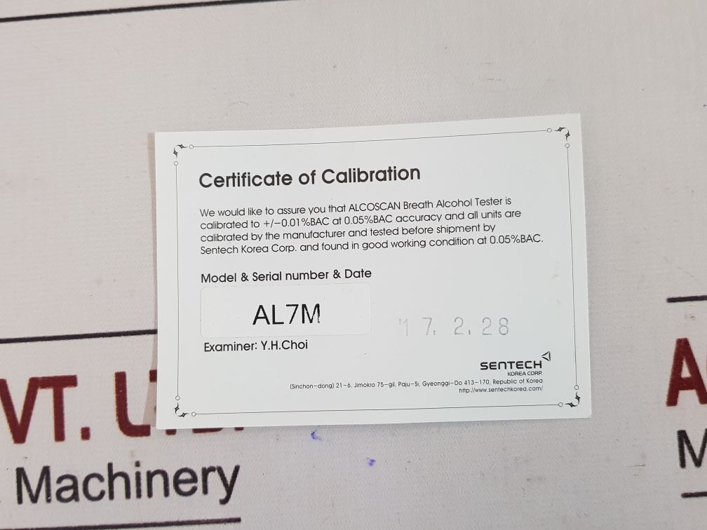 Alcoscan Al-7000 Premium Breathalyzer Al7M