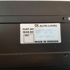 Alfa-laval 31830-1890-1 Control Module 31830-1889-2 Rev.2