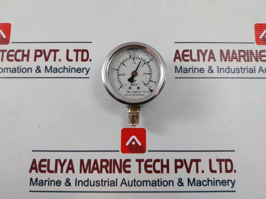 Alfa Laval 0-3 Bar Pressure Gauge
