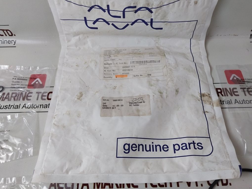 Alfa Laval 180019514 Gasket Set