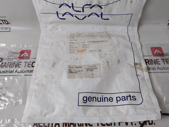 Alfa Laval 180019514 Gasket Set