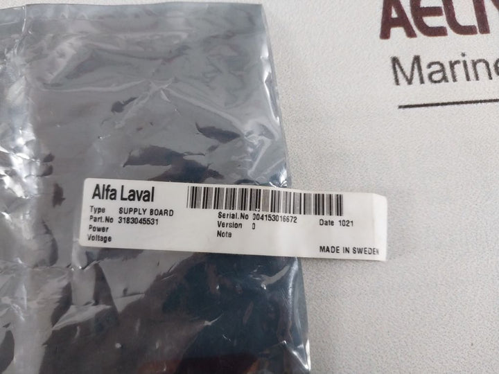 Alfa Laval 3183045531 Supply Board Ver:D