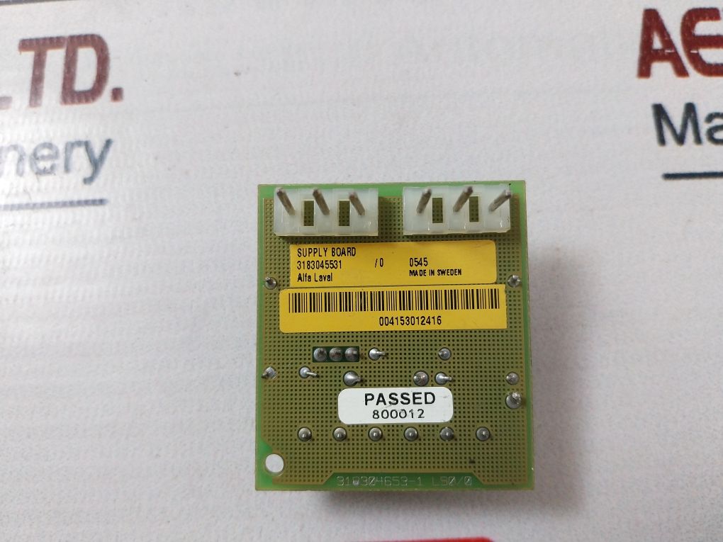 Alfa Laval 3183045531 Supply Board 