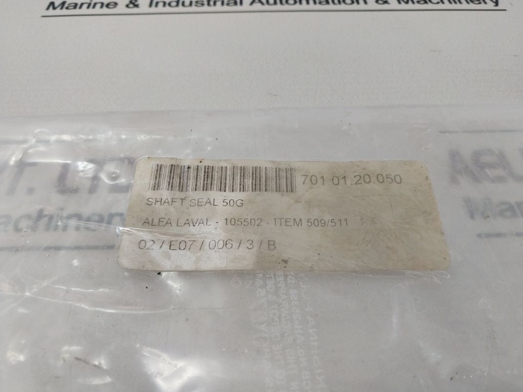 Alfa Laval 509/511 Shaft Seal 50G