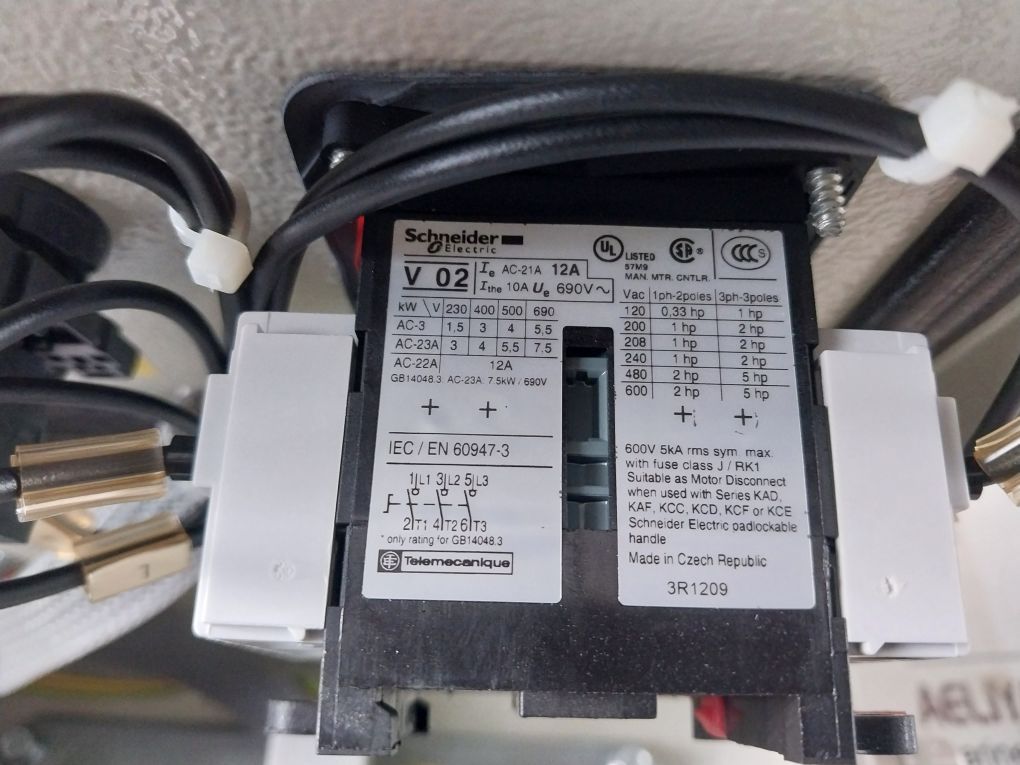 Alfa Laval 530483-84 Eparator Control Cabinet Panel