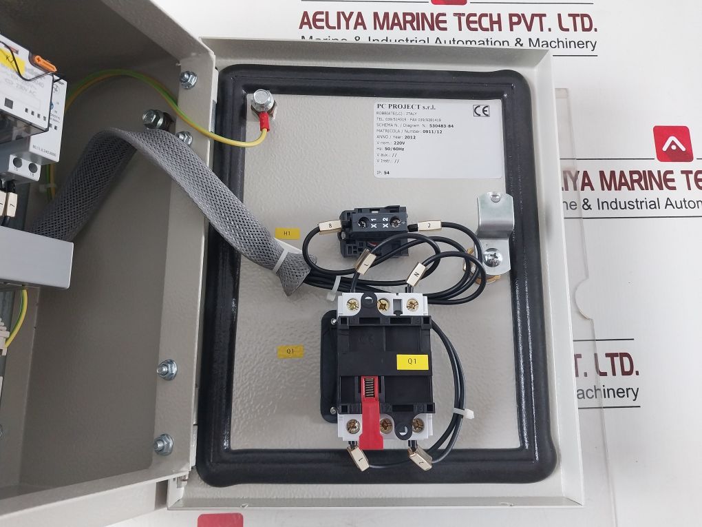 Alfa Laval 530483-84 Eparator Control Cabinet Panel