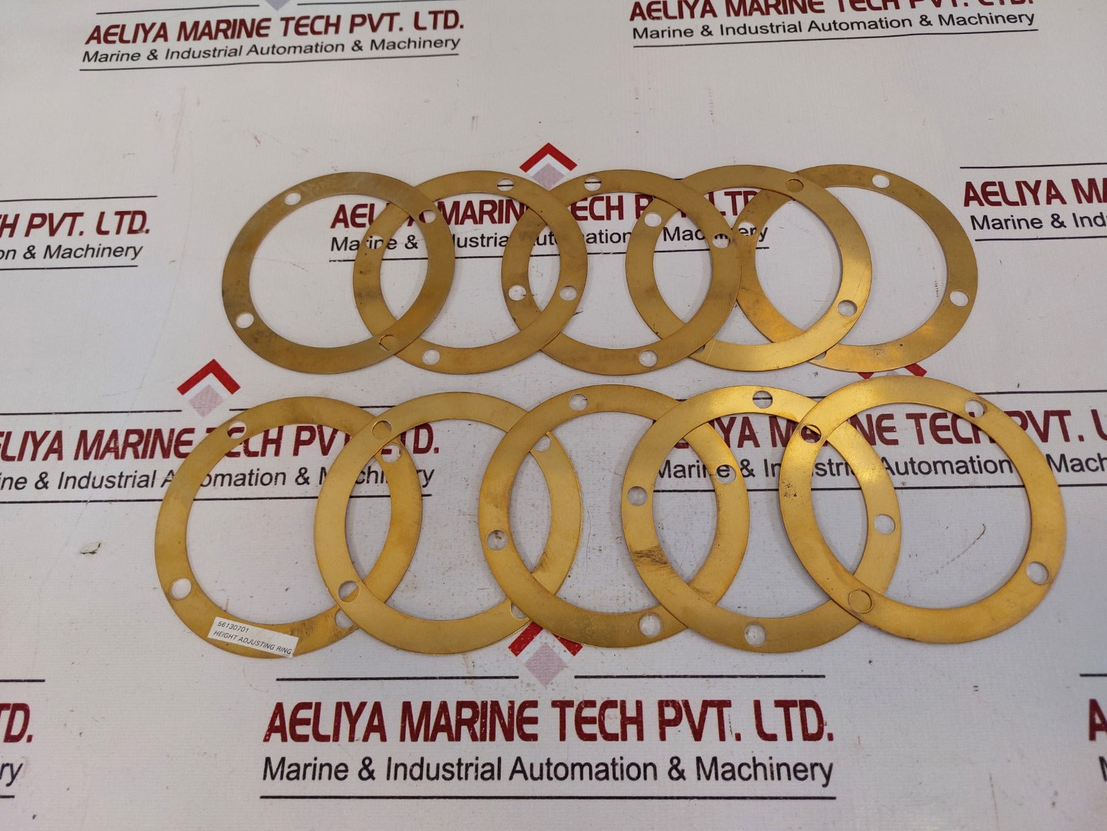 Set Of 10X Alfa Laval 56130701 Height Adjusting Ring
