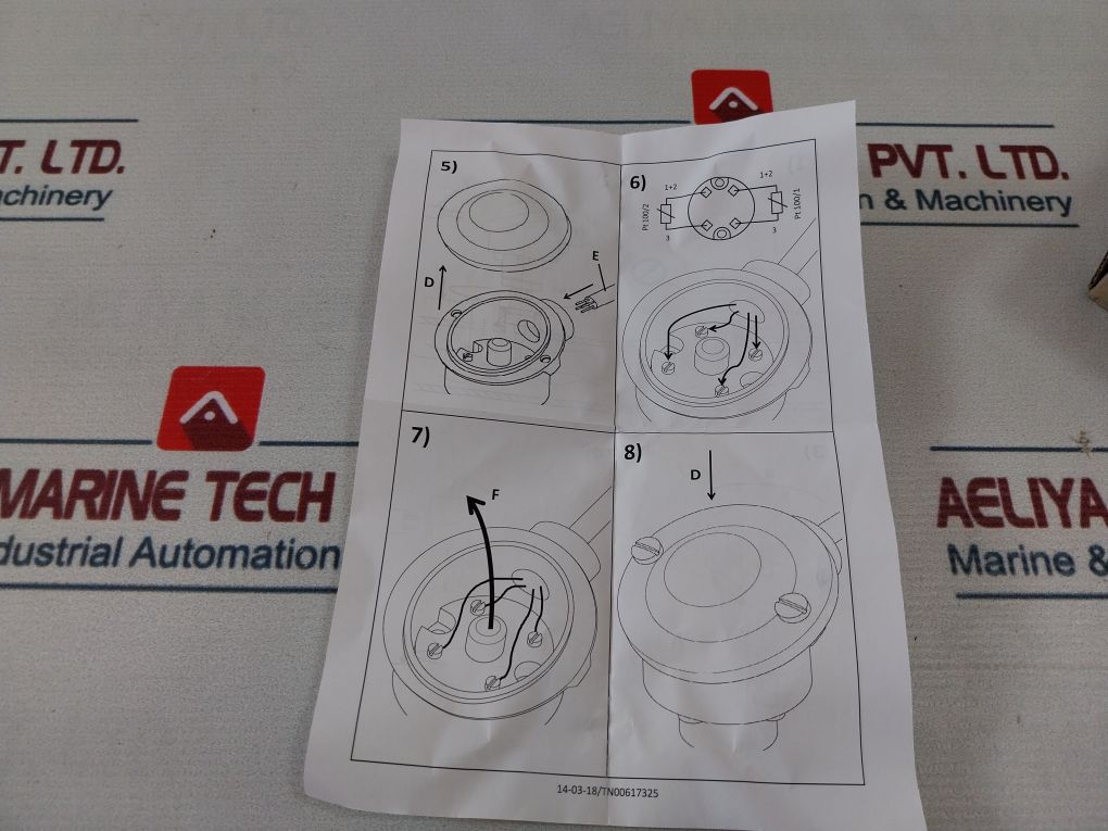 Alfa Laval 597256 01 Temperature Sensor Var.No 90/00555033