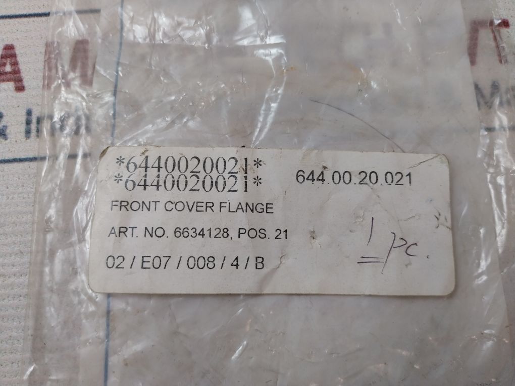 Alfa Laval 6634128 Front Cover Flange