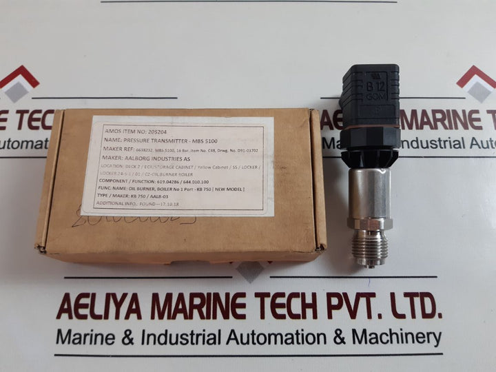 Alfa laval 7mf 1567-3cb00-6aa3 pressure transmitter