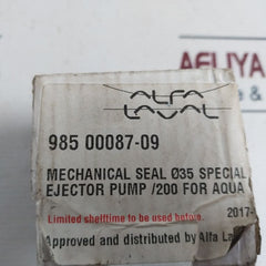 Alfa Laval 985 00087-09 Mechanical Seal