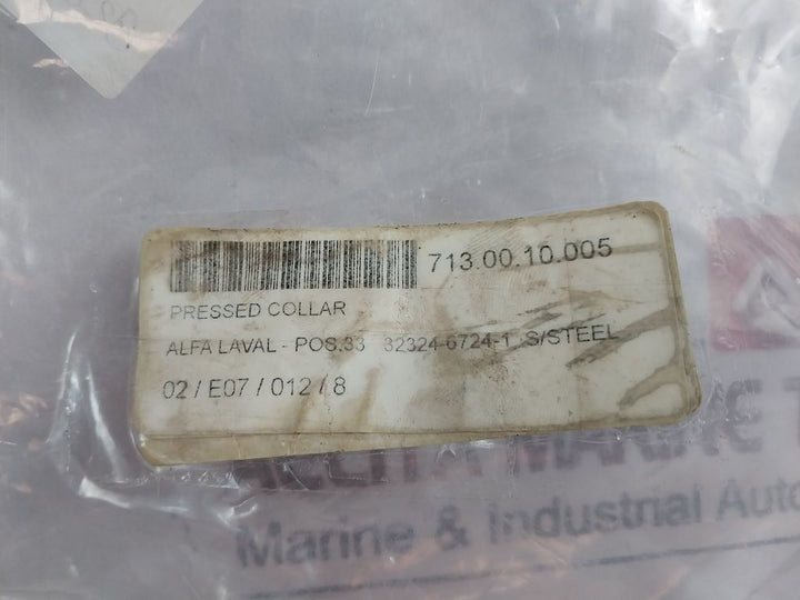 Alfa Laval Cs3402-14409 S/Steel Pressed Collar 713.00.10.005