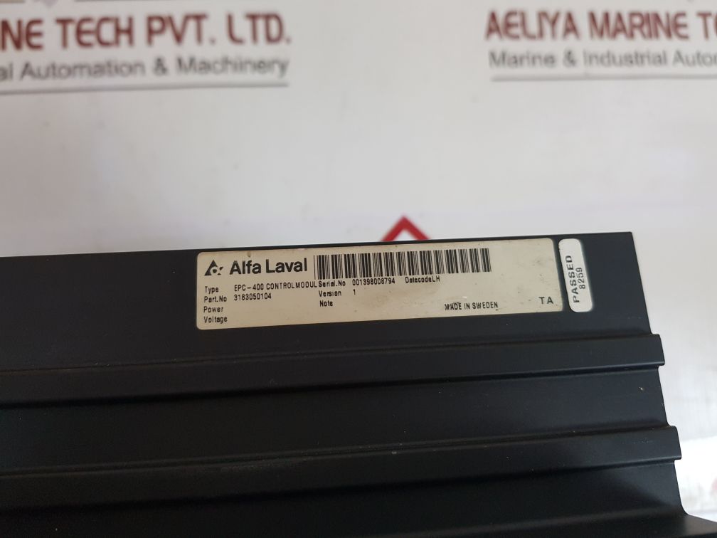 Alfa Laval Abb Epc-400 Control Module 3183050104 Ver. 1.2