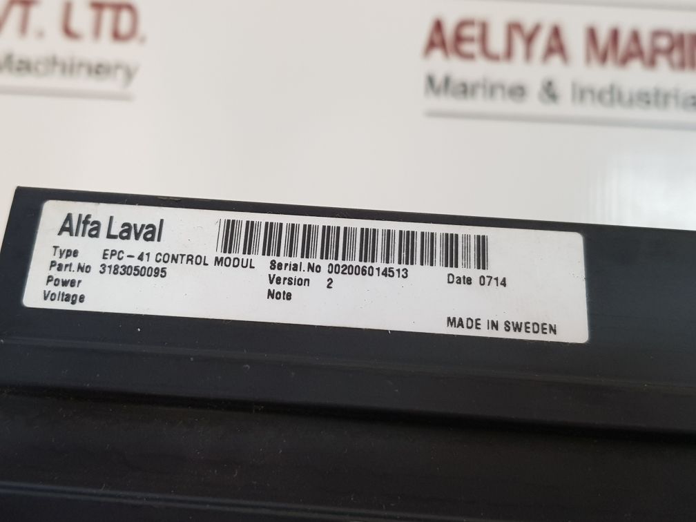 Alfa Laval Epc-41 Control Module