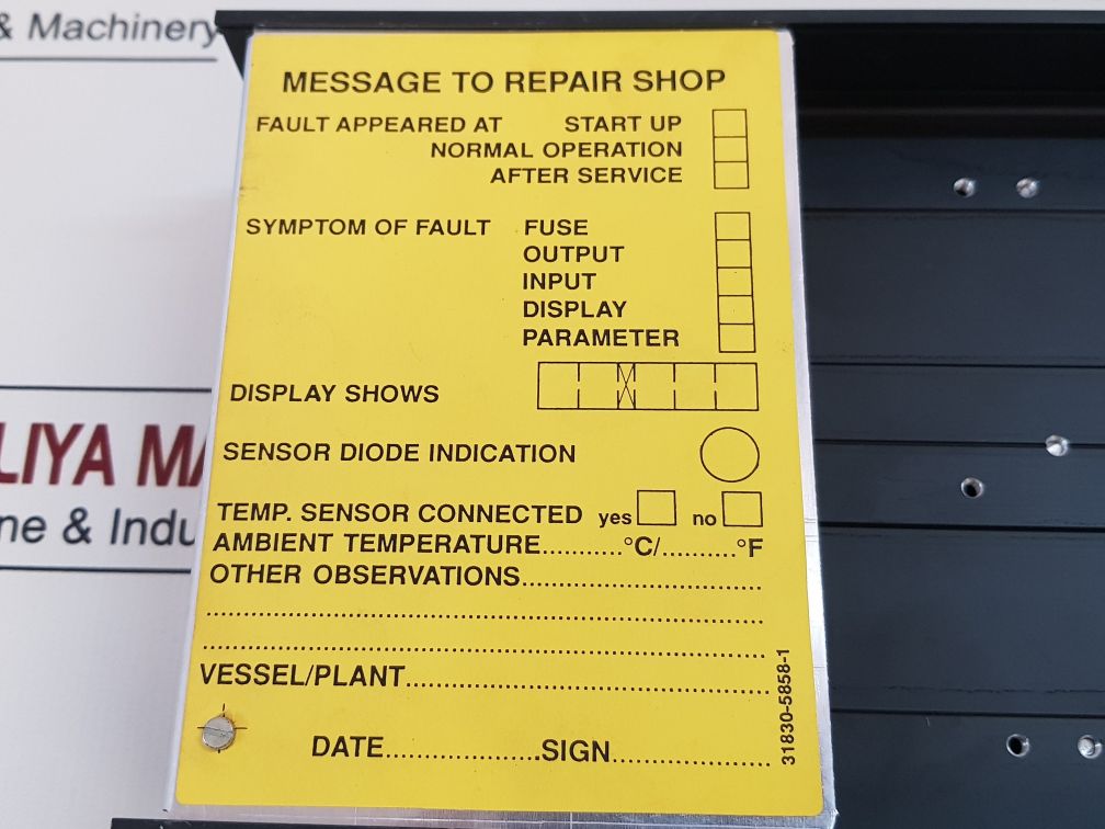 Alfa Laval Epc-41 Control Module