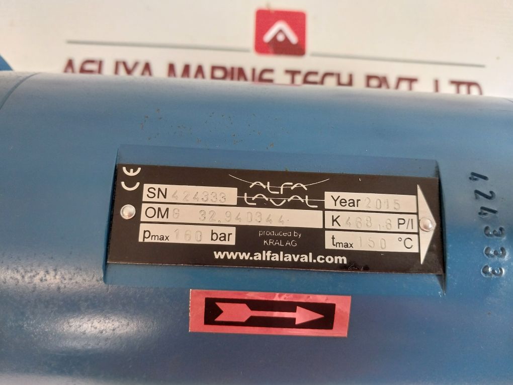 Alfa Laval Omg 32.940344 Flow Meter Aeliya Marine Tech®