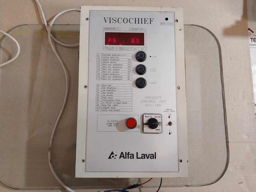 Alfa Laval Vcu-160R Viscosity Control Unit Version 3