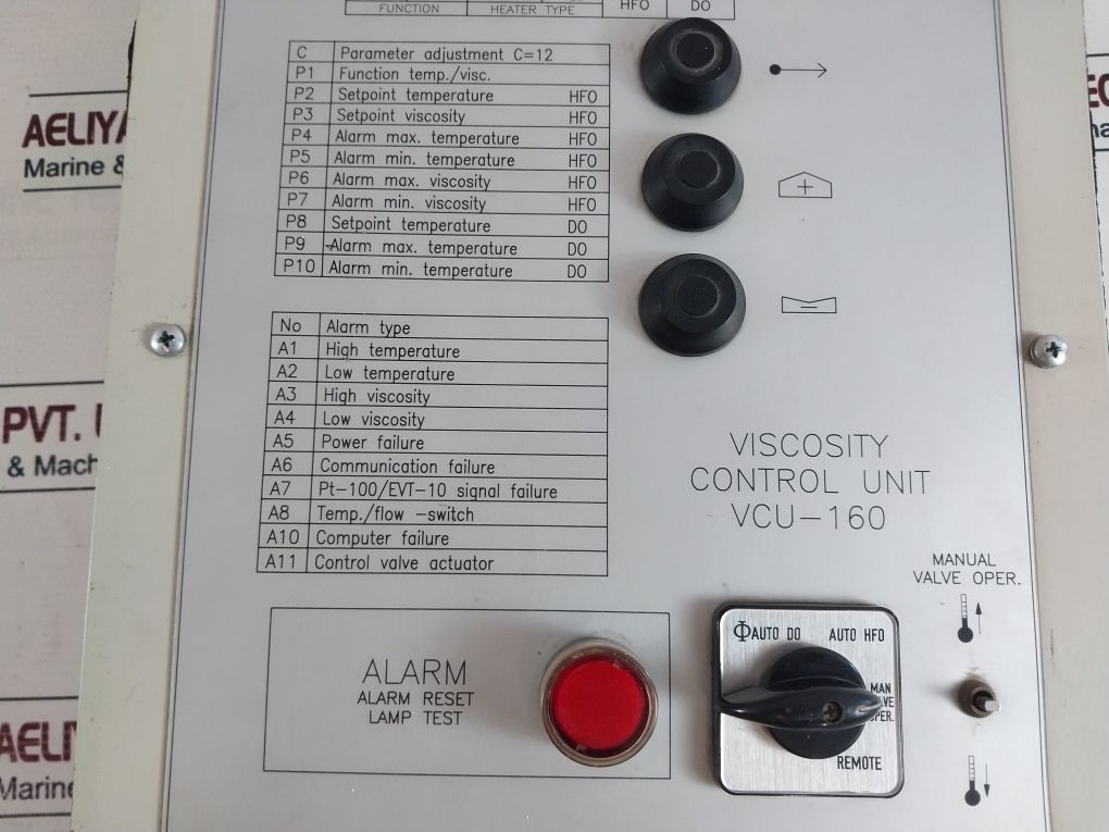 Alfa Laval Vcu-160R Viscosity Control Unit Version 3