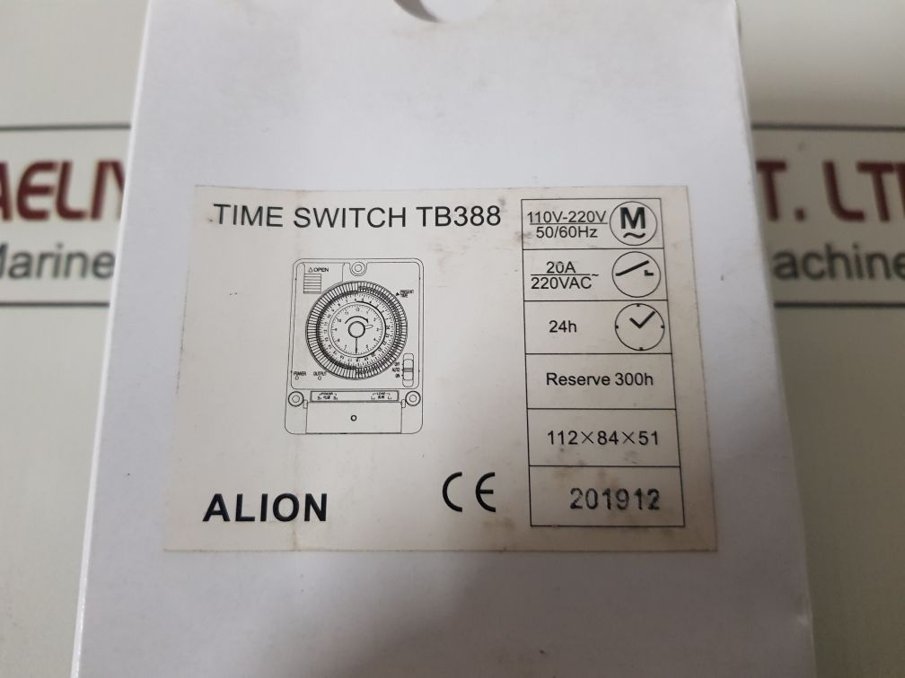 Alion Tb388 Time Switch 110V-220V