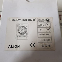 Alion Tb388 Time Switch 110V-220V