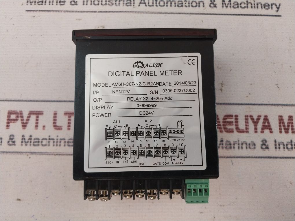 Alish Am6H-c07-n2-c-r2An Digital Panel Meter