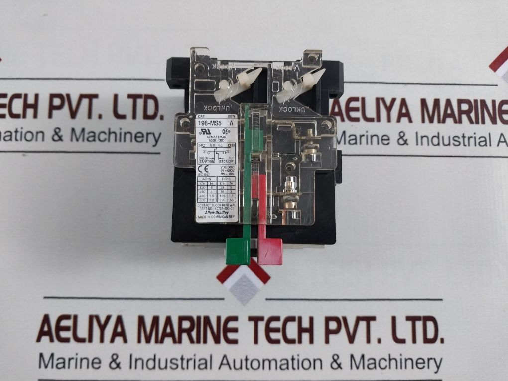 Allen-bradley 100-a24Nb3 Ser:C Contactor 24A 40767-800-01