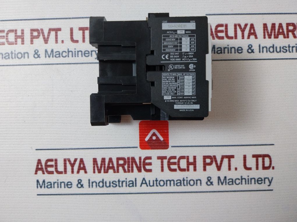 Allen-bradley 100-a24Nd31 Ser C Contactor