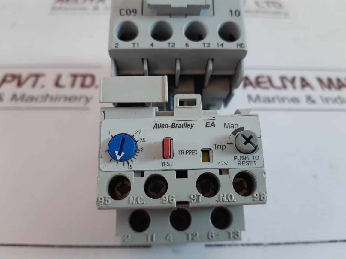 Allen-bradley 100-c09*10 Contactor With 193-ea1Db Overload Relay