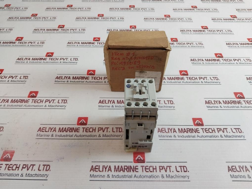 Allen-bradley 100-c09Z*10 3 Pole Contactor Series A 25A 690V