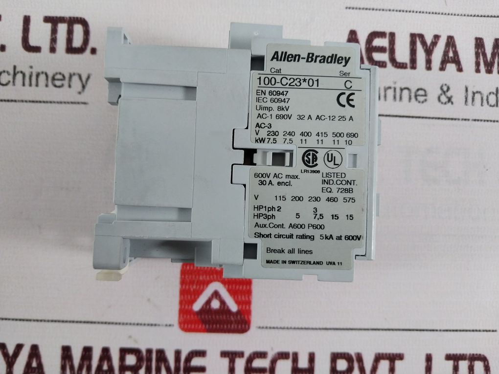 Allen-bradley 100-c23*01 Contactor 110-120V 50-60Hz