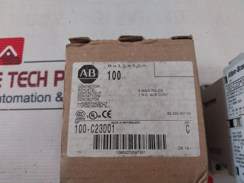 Allen-bradley 100-c23D01 Contactor