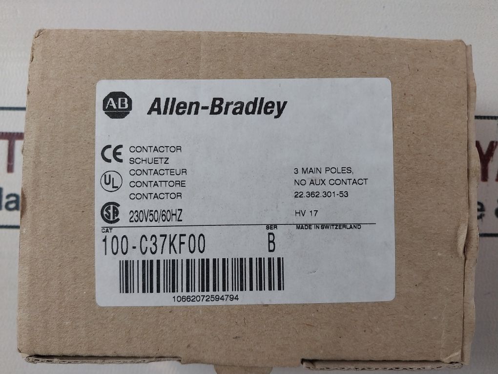 Allen-bradley 100-c37Kf00