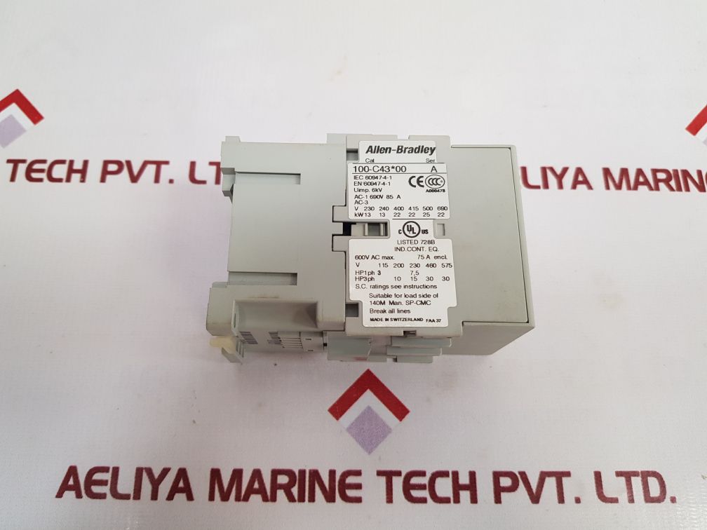 Allen-bradley 100-c43*00 Ser.A Contactor C43