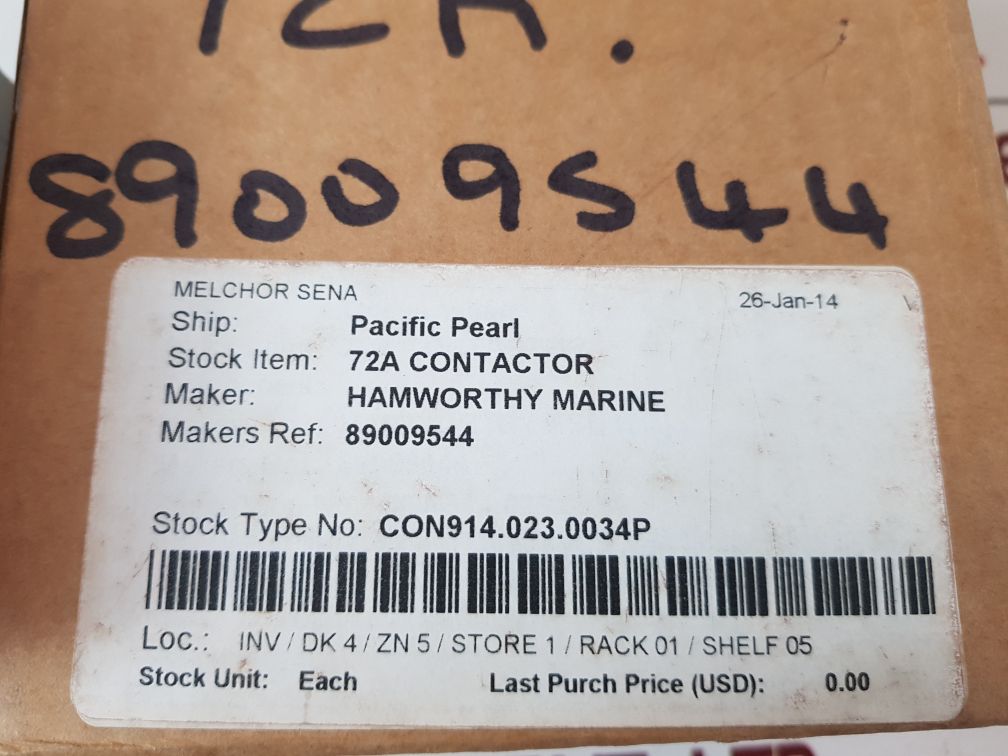 Allen-bradley 100-c72Kd00 Ser: B Contactor