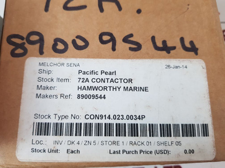 Allen-bradley 100-c72Kd00 Ser: B Contactor