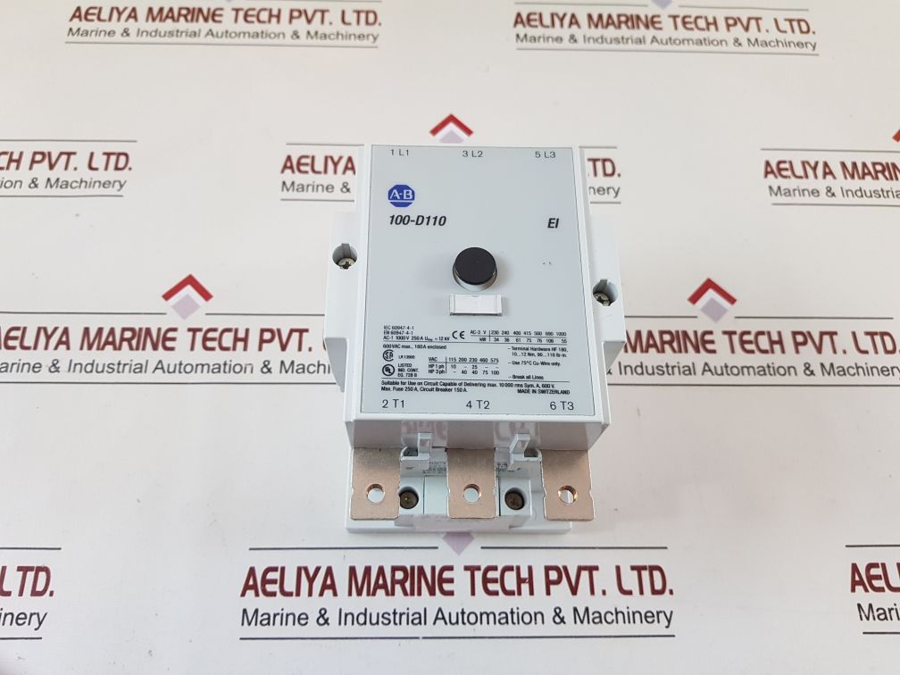 Allen-bradley 100-d110 Contactor Ser:A
