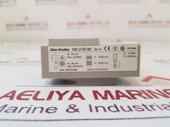 Allen-bradley 100-dtb180 Ser: A Terminal Block