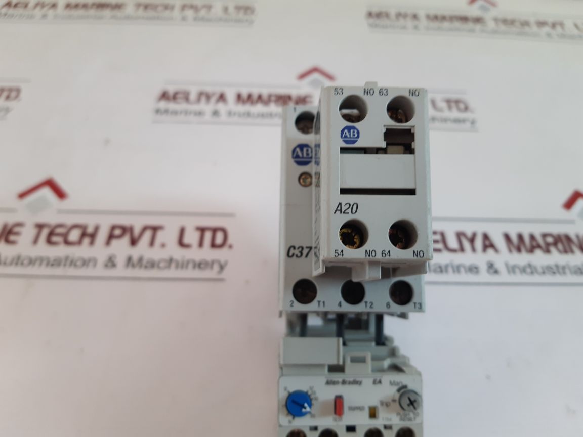 Allen-bradley 100-c37*00 Contactor With 100-f A20 & 193-ea1Hc