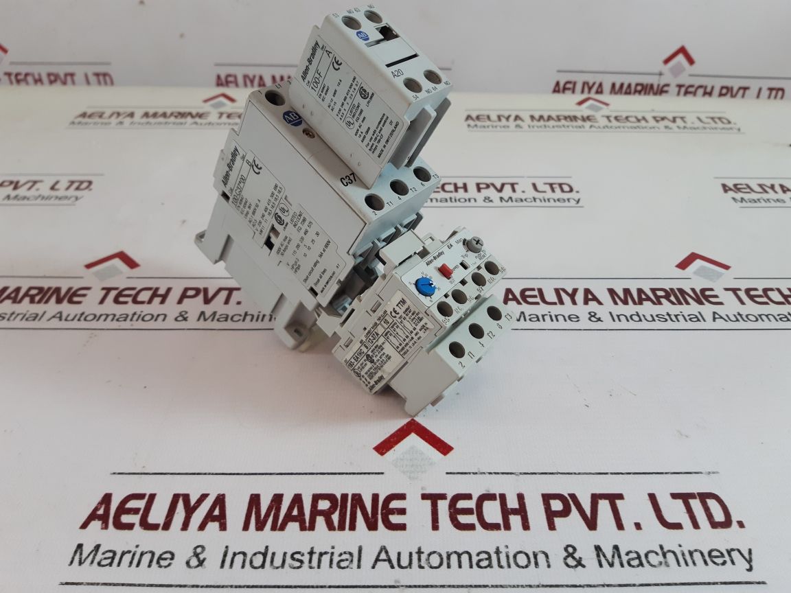 Allen-bradley 100-c37*00 Contactor With 100-f A20 & 193-ea1Hc