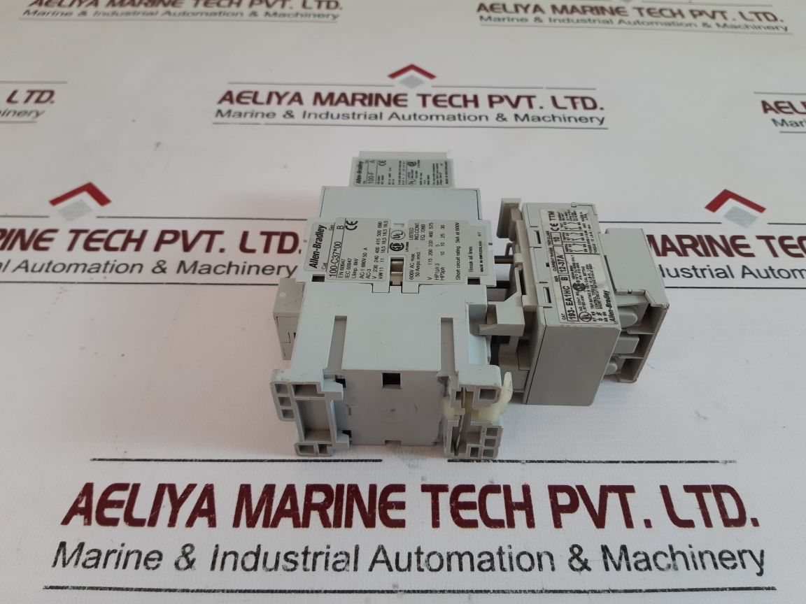 Allen-bradley 100-c37*00 Contactor With 100-f A20 & 193-ea1Hc