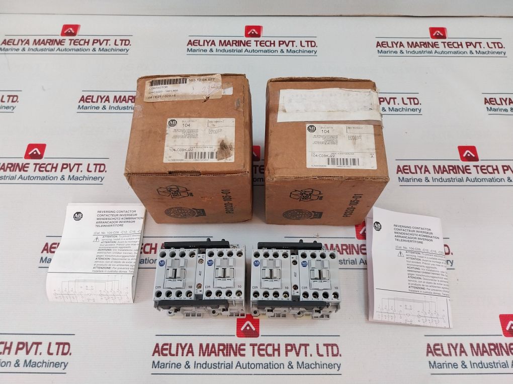 Allen-bradley 104-c09Kj22 Reversing Contactor Ser. A