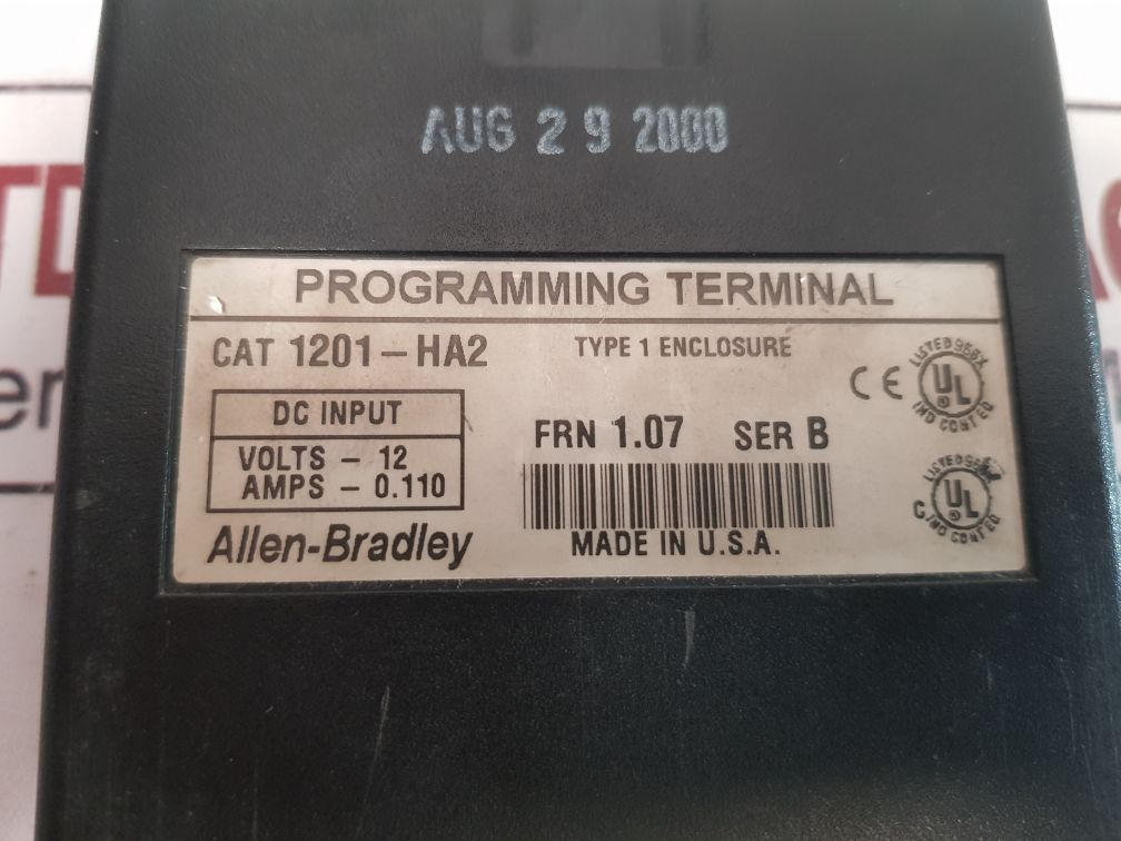 Allen-bradley 1201-ha2 Programming Terminal