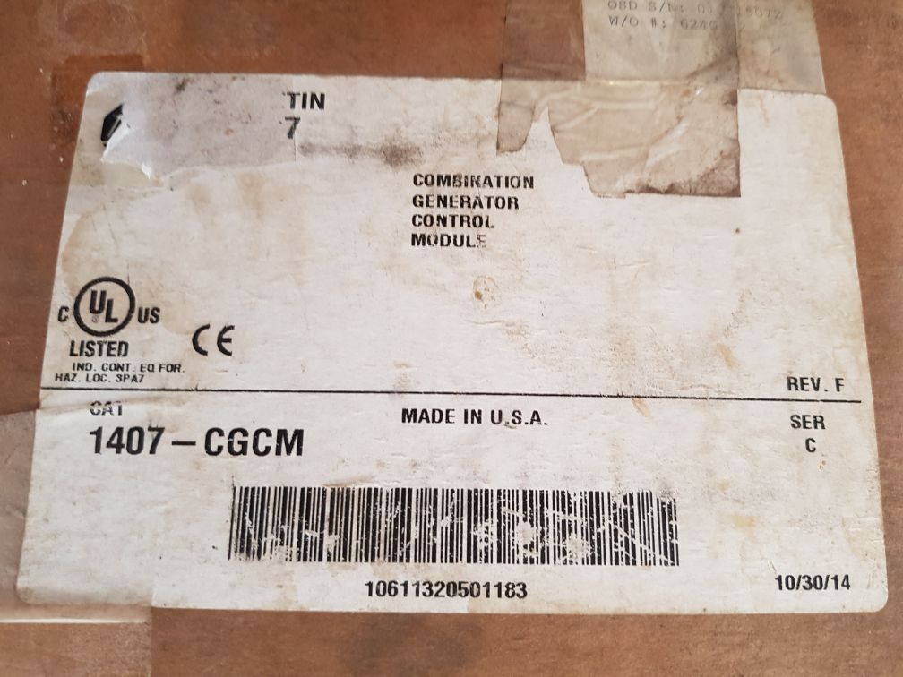 Allen-bradley 1407-cgcm Combination Generator Control Module